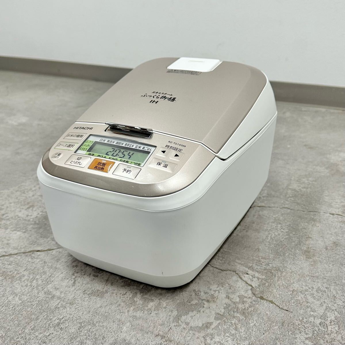 SNT413 HITACHI IH炊飯器 圧力&スチーム RZ-TS105M 5.5合炊き 2023年製 中古品 日立拍卖