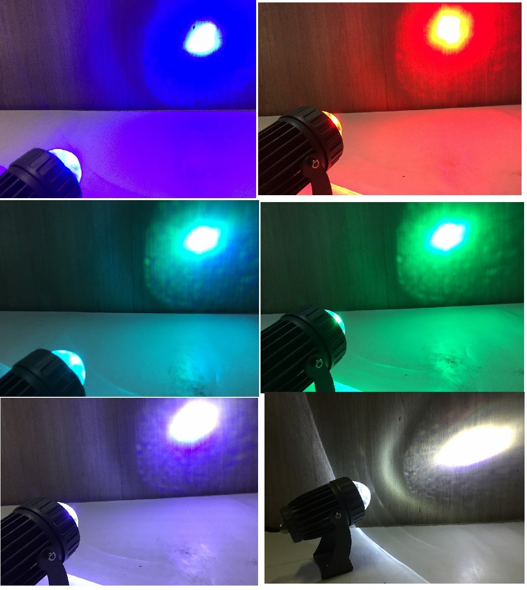 ■LED舞台照明 ステージライト カラフルライト 5個セット【E0131L11-LEFT10】拍卖