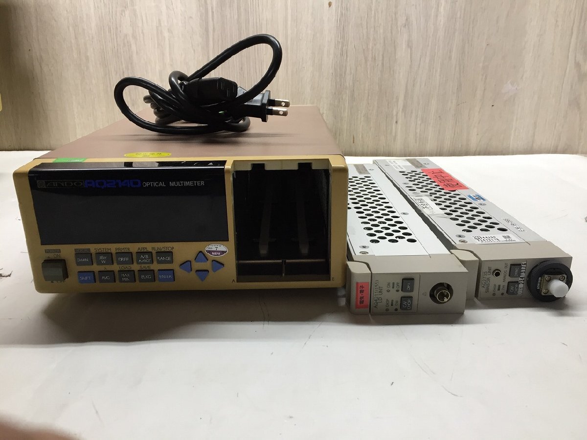◆ANDO AQ2140 光マルチメータ(AQ4211+AQ2735付)安定化光源/ロステストセット【E0304L4-1F-20】拍卖