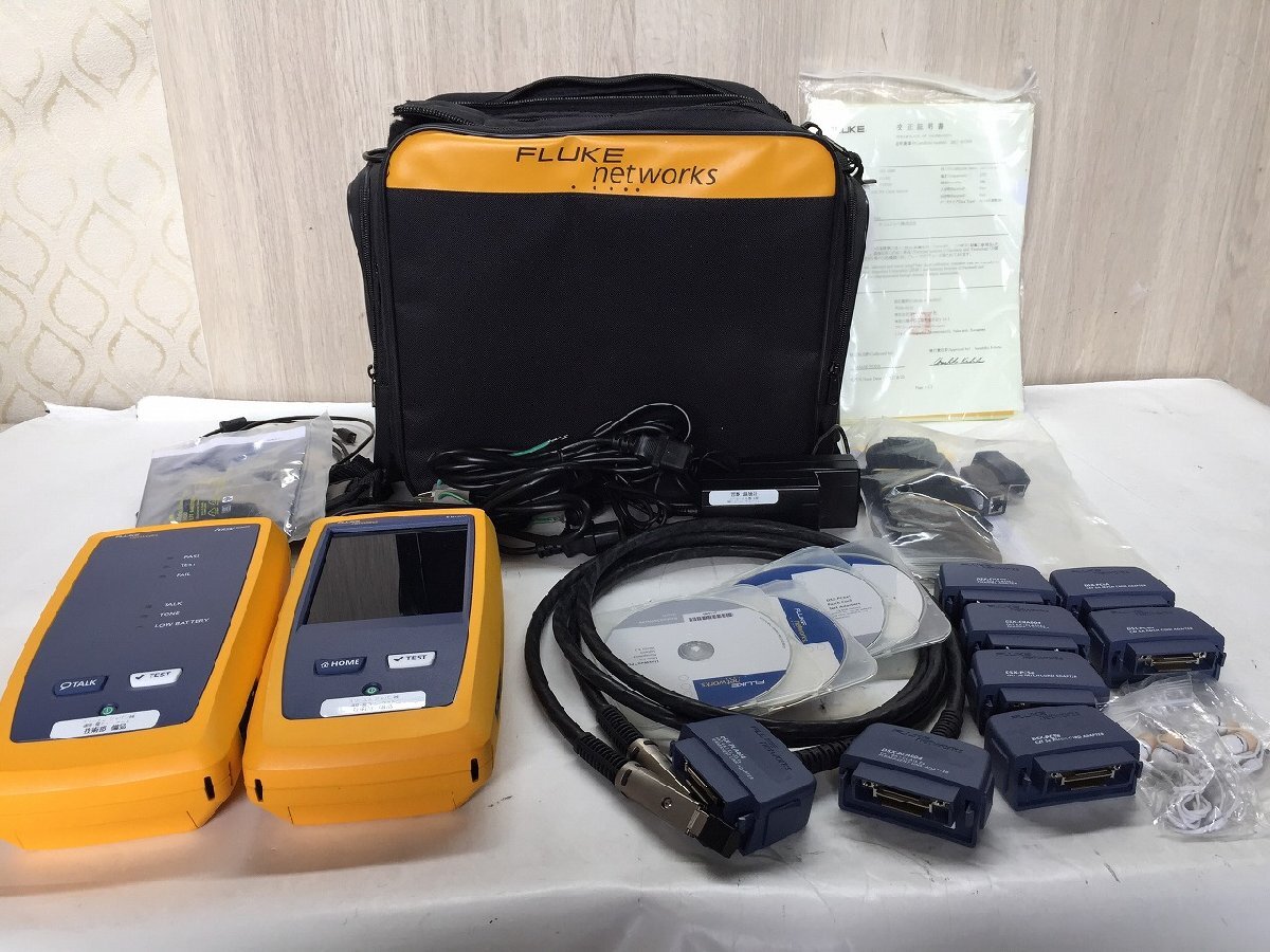 ■FLUKE フルーク ケーブルアナライザー DSX-5000/DSX-PLA004/DSX-PC5E/DSX-PC6A/DSX-PC6 一式 付属品多数 中古測定器【E0523L5-1F-1】拍卖