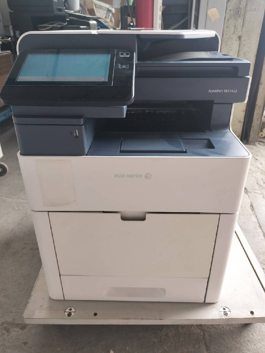■【印字5282枚】FUJIFILM A4カラー複合機 ApeosPort‐Ⅶ C4422 ◎動作良好◎/1段/C/F/P/S/両面【E0414Z9BH】拍卖