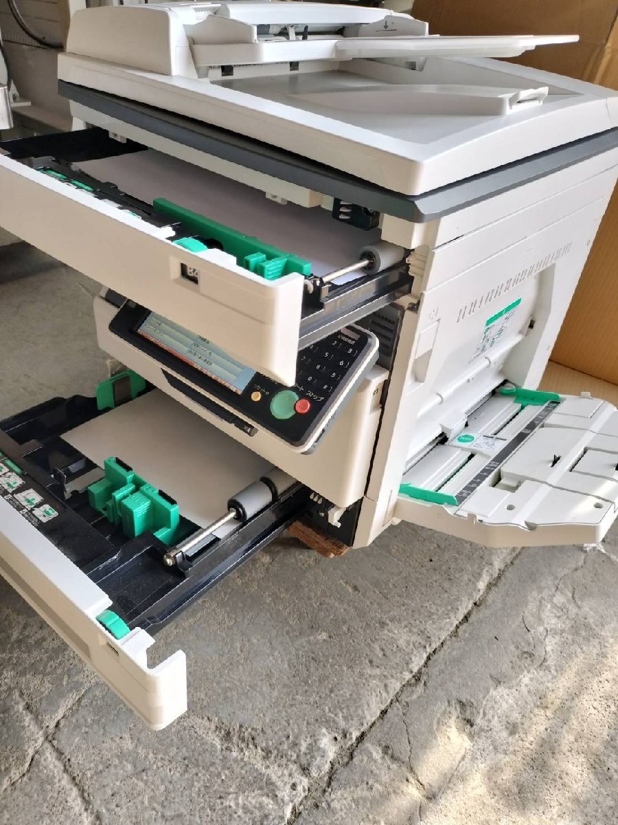 ■印字枚数7776枚!ムラテック MFX-5185 /A3モノクロ複合機 ◎コピー・FAX・プリンタ・スキャナ 2段給紙 取説【E0402M8BH】拍卖