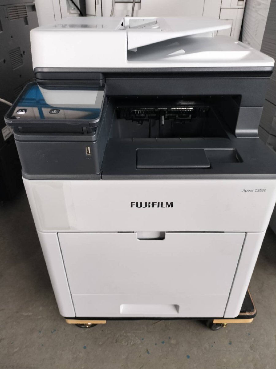 ■印字17516枚! FUJIFILM Apeos C3530 A4カラー複合機 MAC対応 C/F/S/P/自動両面/1段【E0514M2BH】拍卖