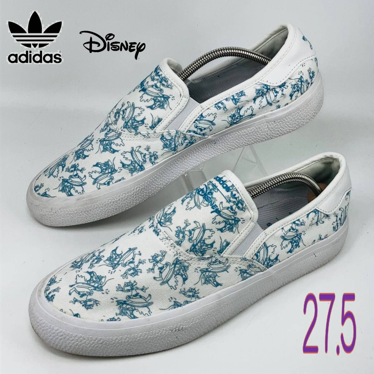 【Bランク】【美品】【洗濯除菌済】adidas×Disney 3MC SLIP SPORT GOOFY スリッポン  (FV9888) 27.5 US9.5拍卖