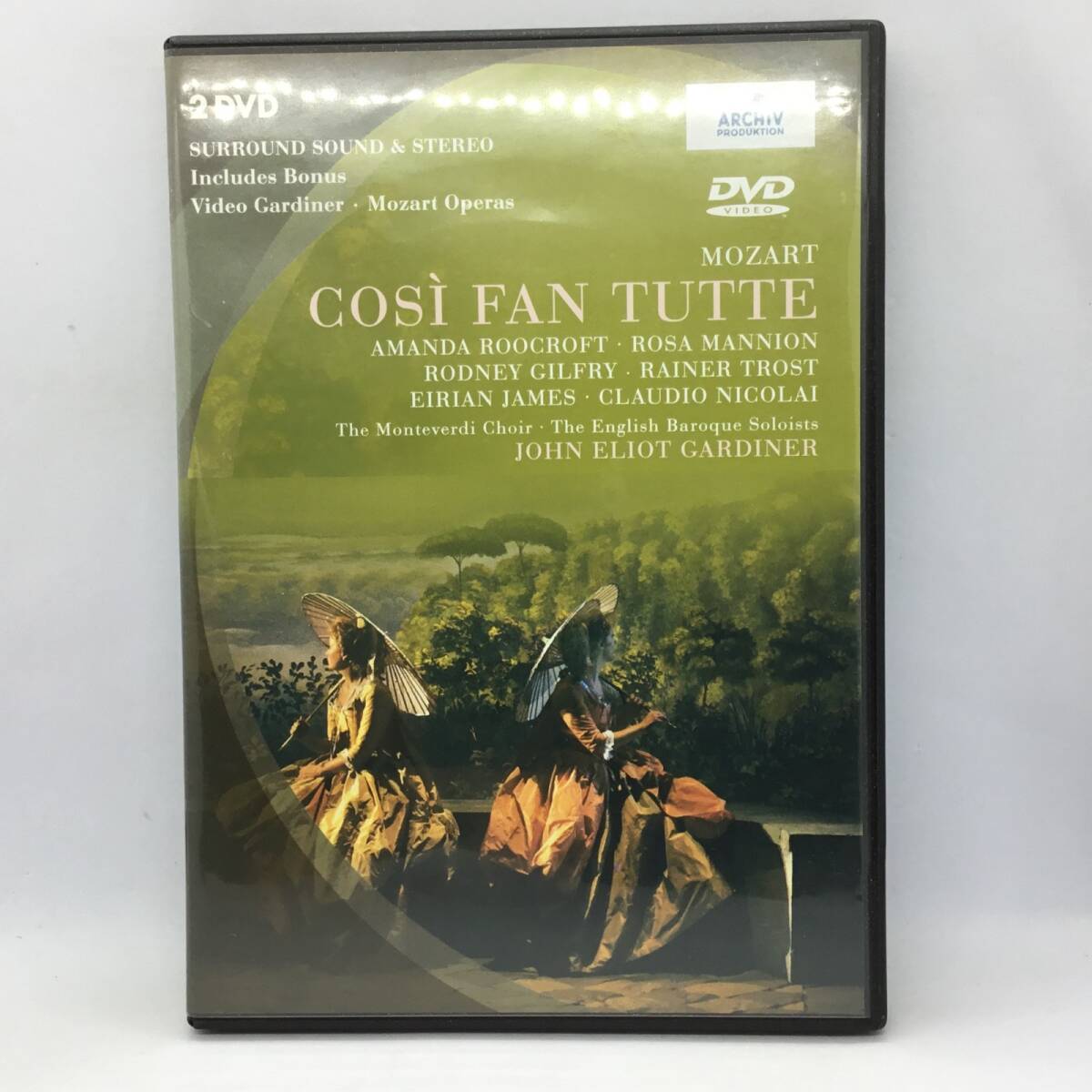 ●ガーディナー / モーツァルト:コジ・ファン・トゥッテ (2DVD) 073 026-9 GARDINER,MOZART,Cosi fan tutte拍卖