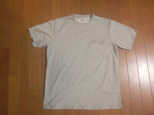 デサント DESCENTE 変形胸ポケ Tシャツ ヘザーグレー S拍卖