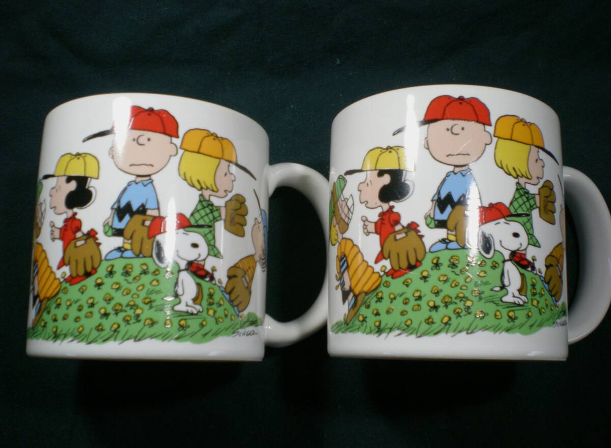 昭和レトロ★ヴィンテージ・SNOOPY・スヌーピー・コーヒーカップ2客・新品・非売品・贈答品拍卖