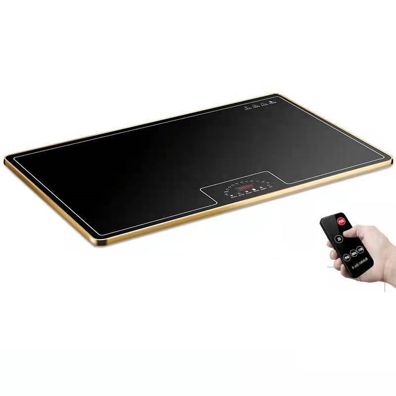 新品食品保温プレートビュッフェパーティー用の調節可能な温度制御を備えたフードウォーマートレイ 多機能タッチ加熱プレート 80x48cm拍卖