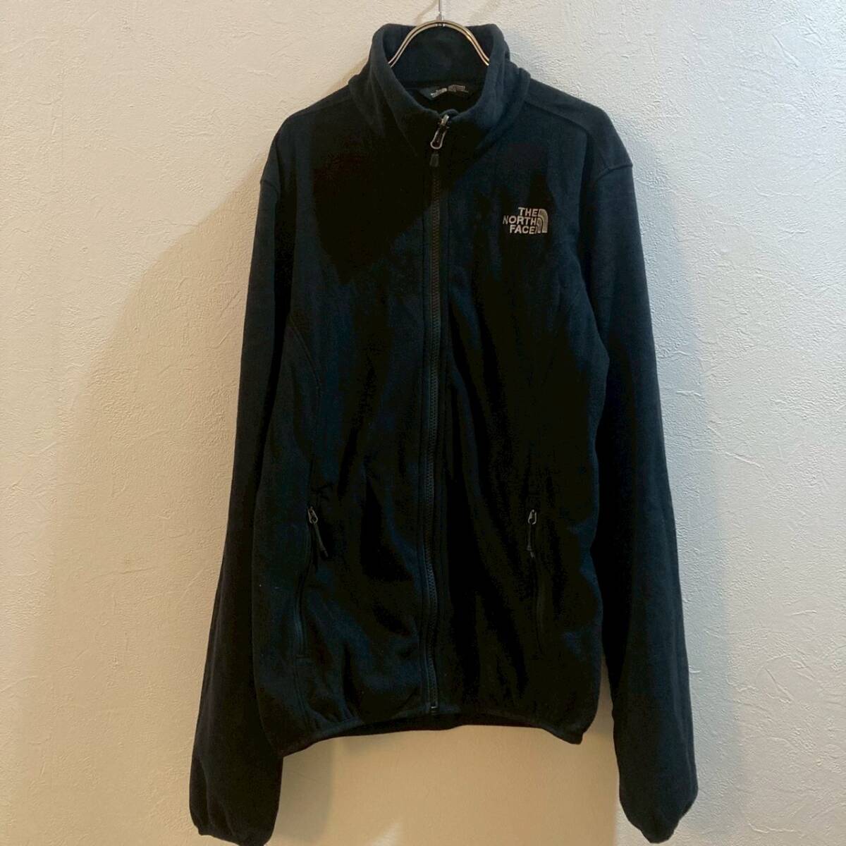 THE NORTH FACE/ノースフェイス 長袖ジップアップフリースジャケット ブラック メンズ XS拍卖