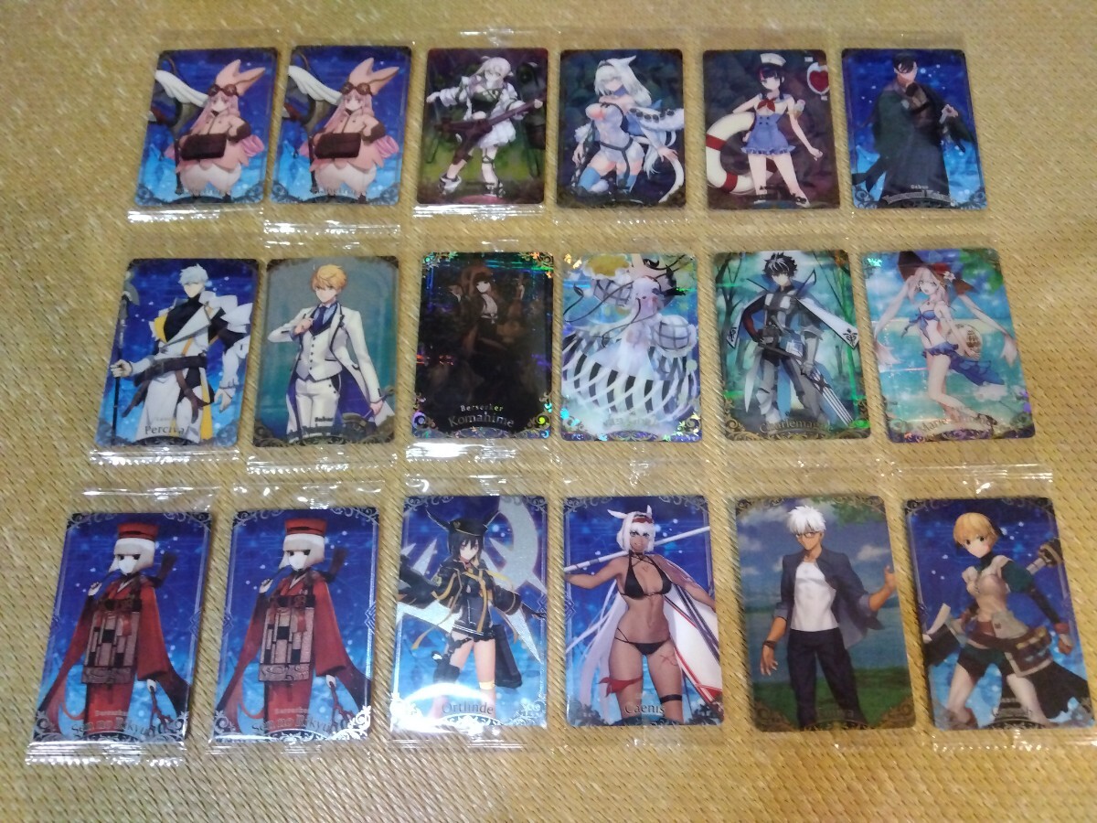 Fate/Grand Order ツインウエハース カード 18枚拍卖