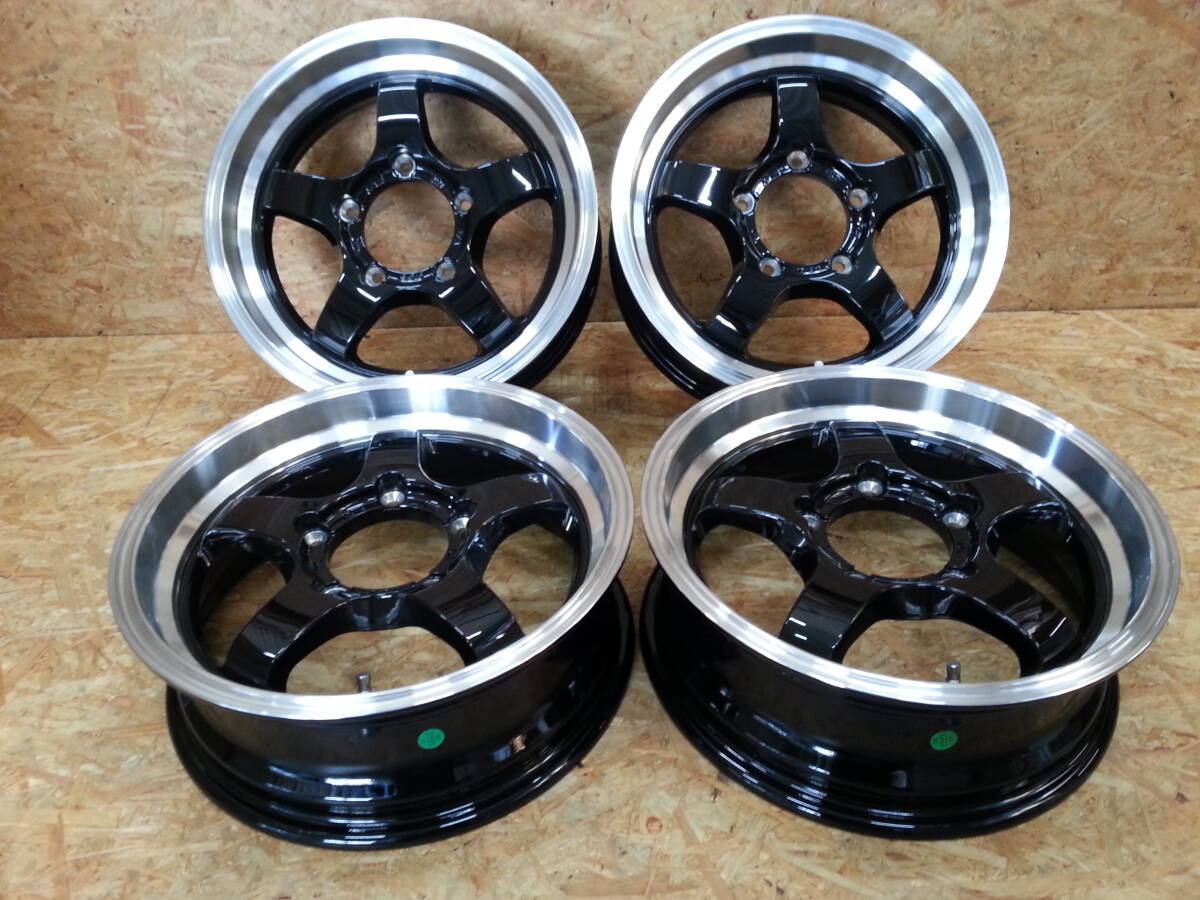 CST ZERO-1 HYPER S 16インチ 5.5J +22 5/139.7 ブラックポリッシュ 01ハイパー S 4本セット 新品未使用品 ジムニー用拍卖