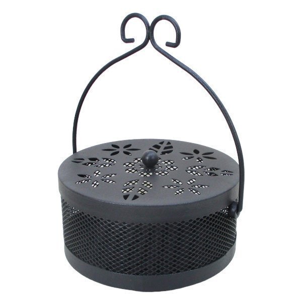 蚊取り線香入れ(ブラック)スチール製 WJ-9134/1347x1個拍卖