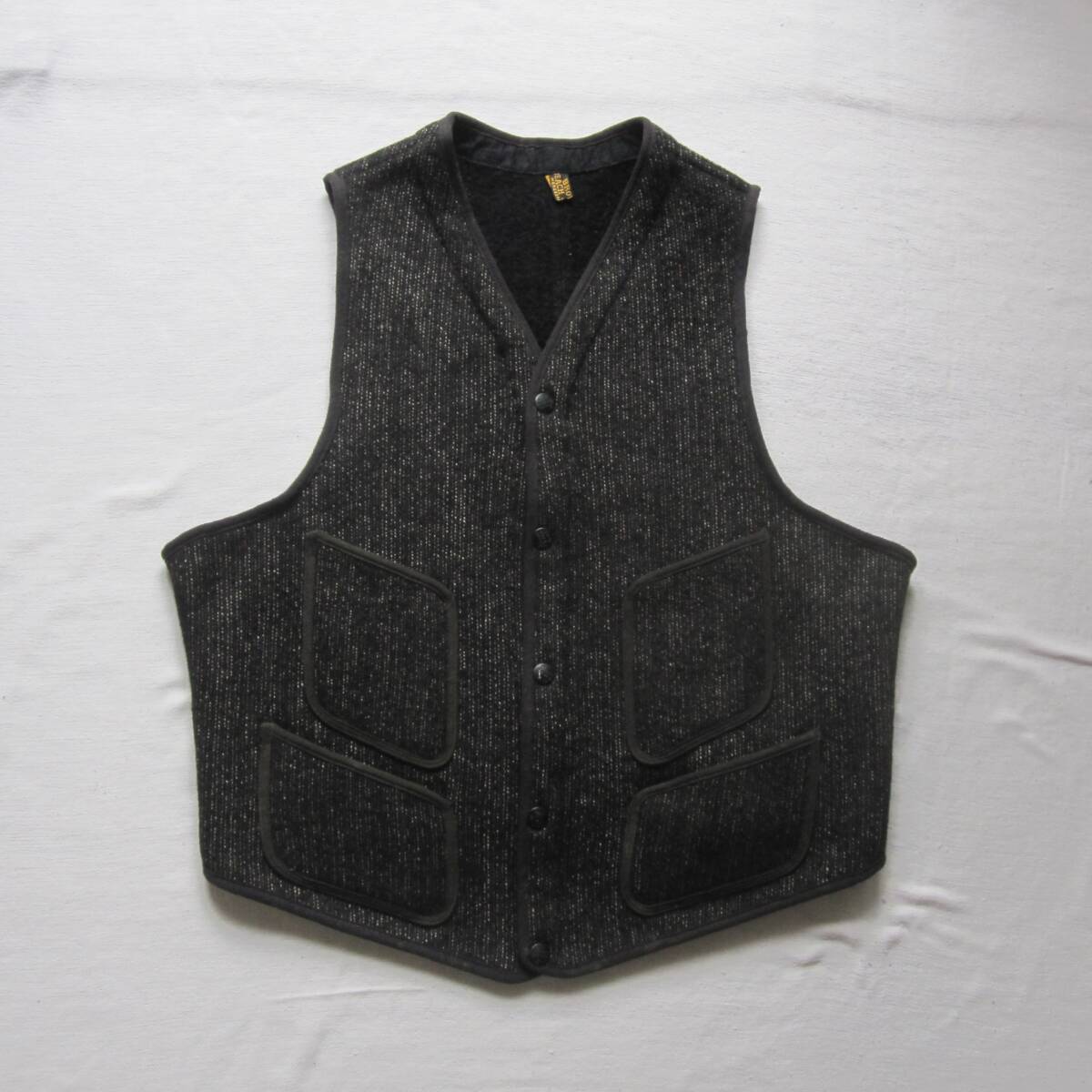 ☆デッド 40s ブラウンズ ビーチベスト Vネック / Brown's Beach Vest / 1930s 40s 30s ビーチジャケット / ビンテージ ブラウンズビーチ 拍卖