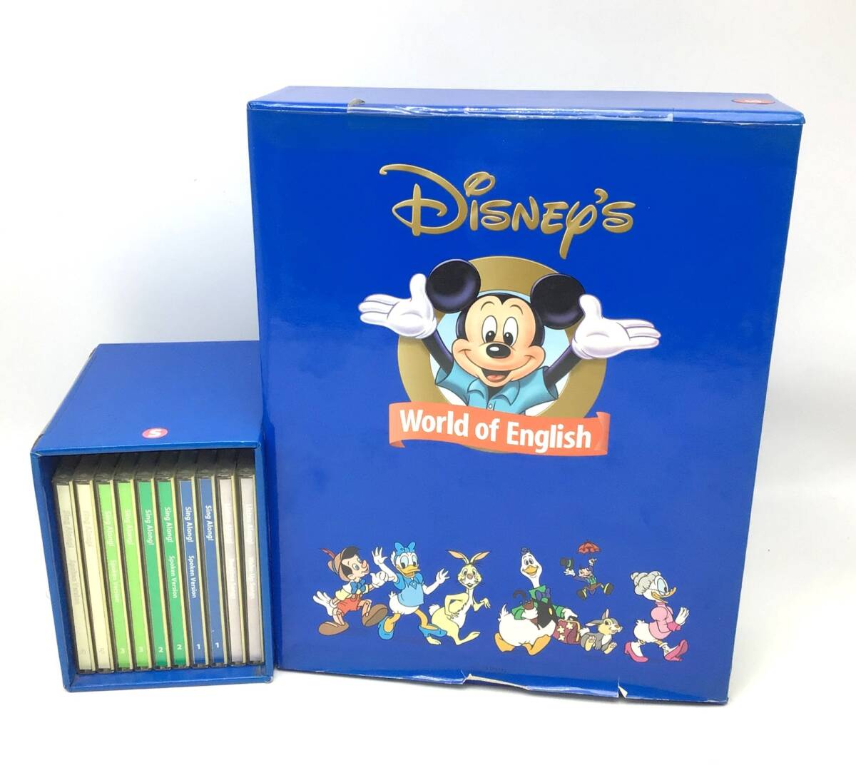 5223 ワールドファミリー ディズニー ワールド・オブ・イングリッシュ Sing Along! 英語教材セット CD10枚付拍卖
