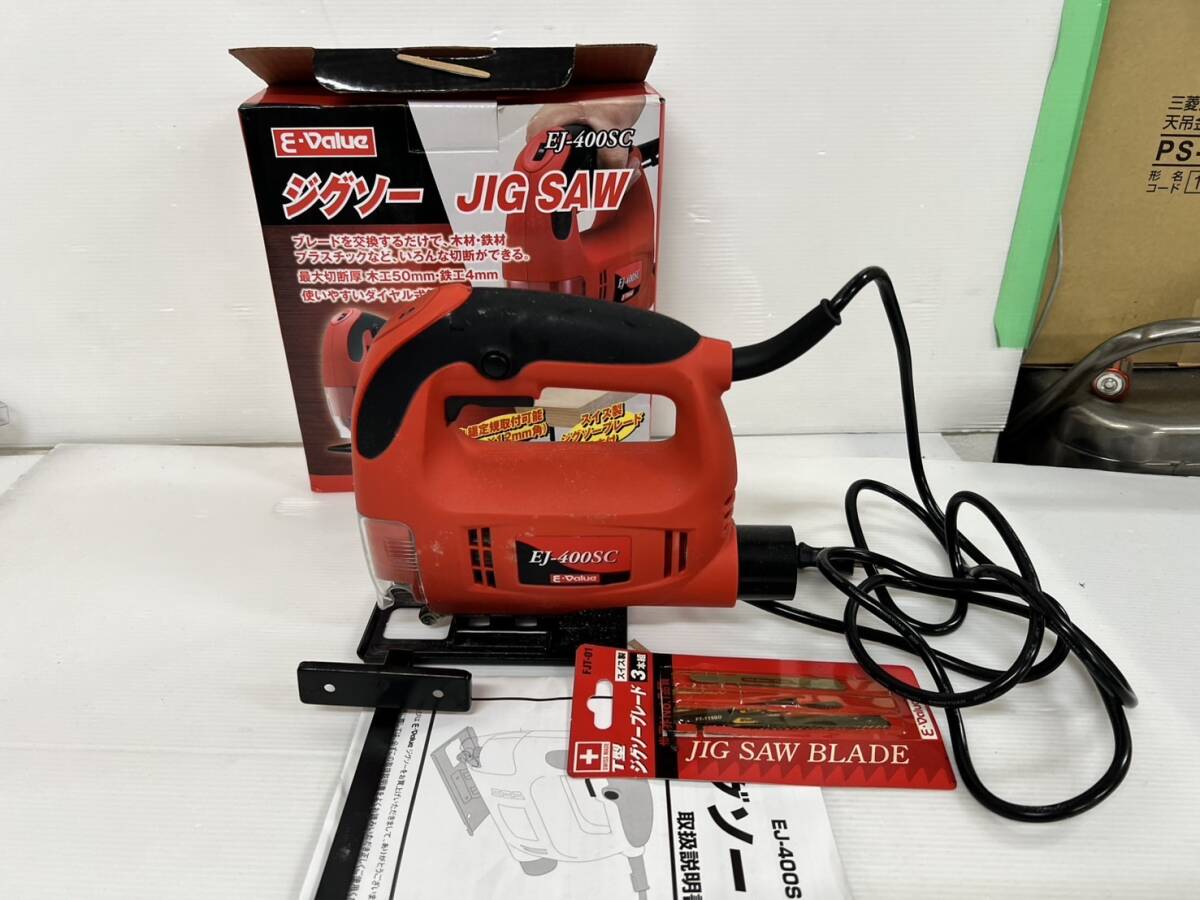 (JT2505)藤原産業 E-Value ジグソー EJ-400SC 中古拍卖