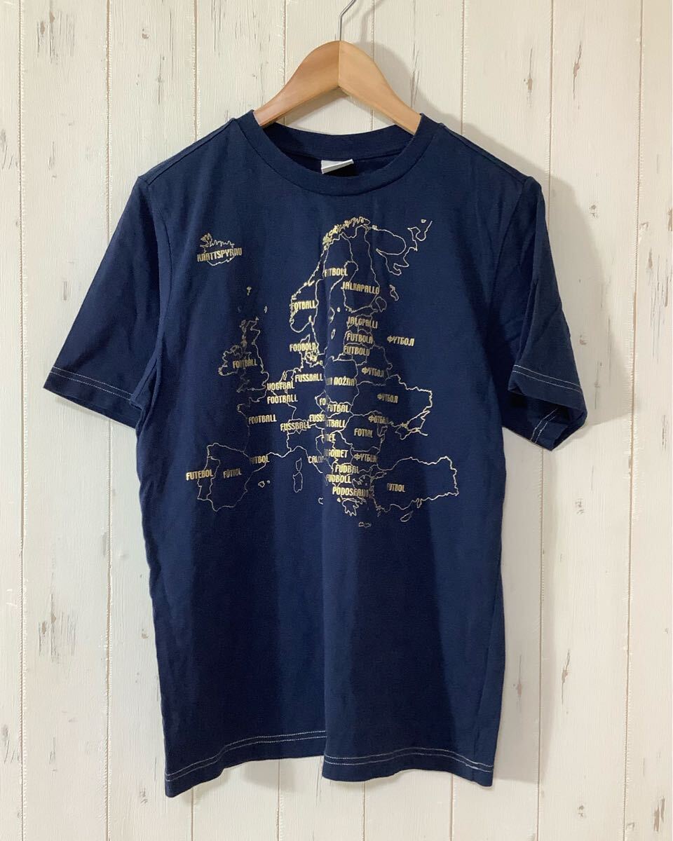 え1671 adidas アディダス 半袖Tシャツ L ネイビー 拍卖