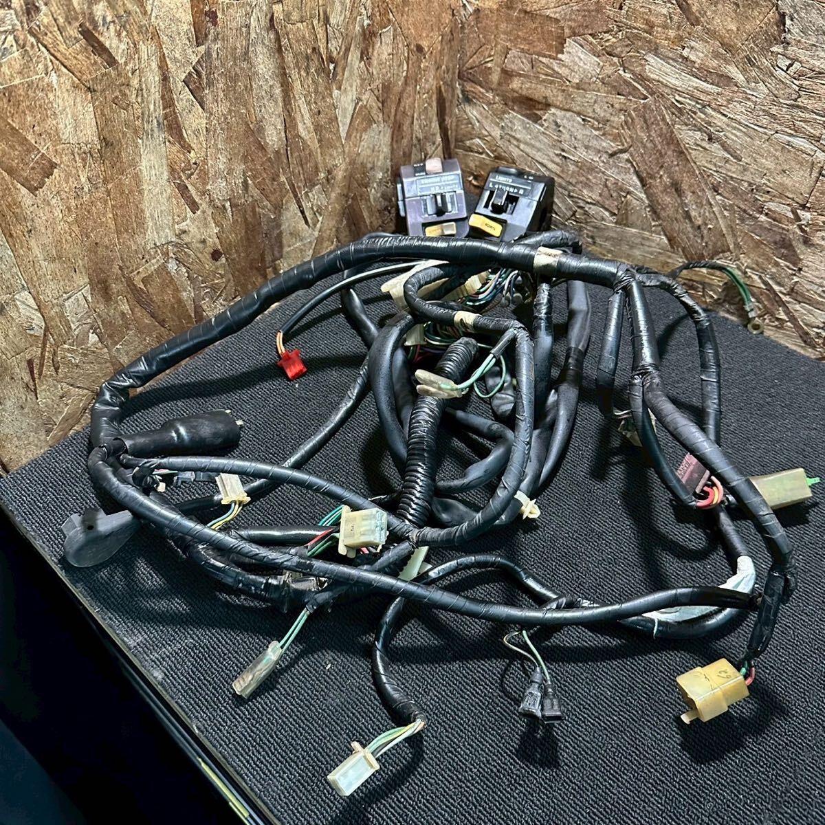 動画付A80 MF02 フュージョン HONDA 純正 初期型 左右ハンドルスイッチボックス ハーネスセット ライトスイッチ付 FUSION XSE拍卖