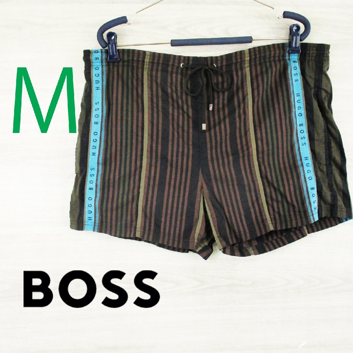 BOSS●ヒューゴボス <ストライプ 水着 スイムウェア>MP1341m拍卖