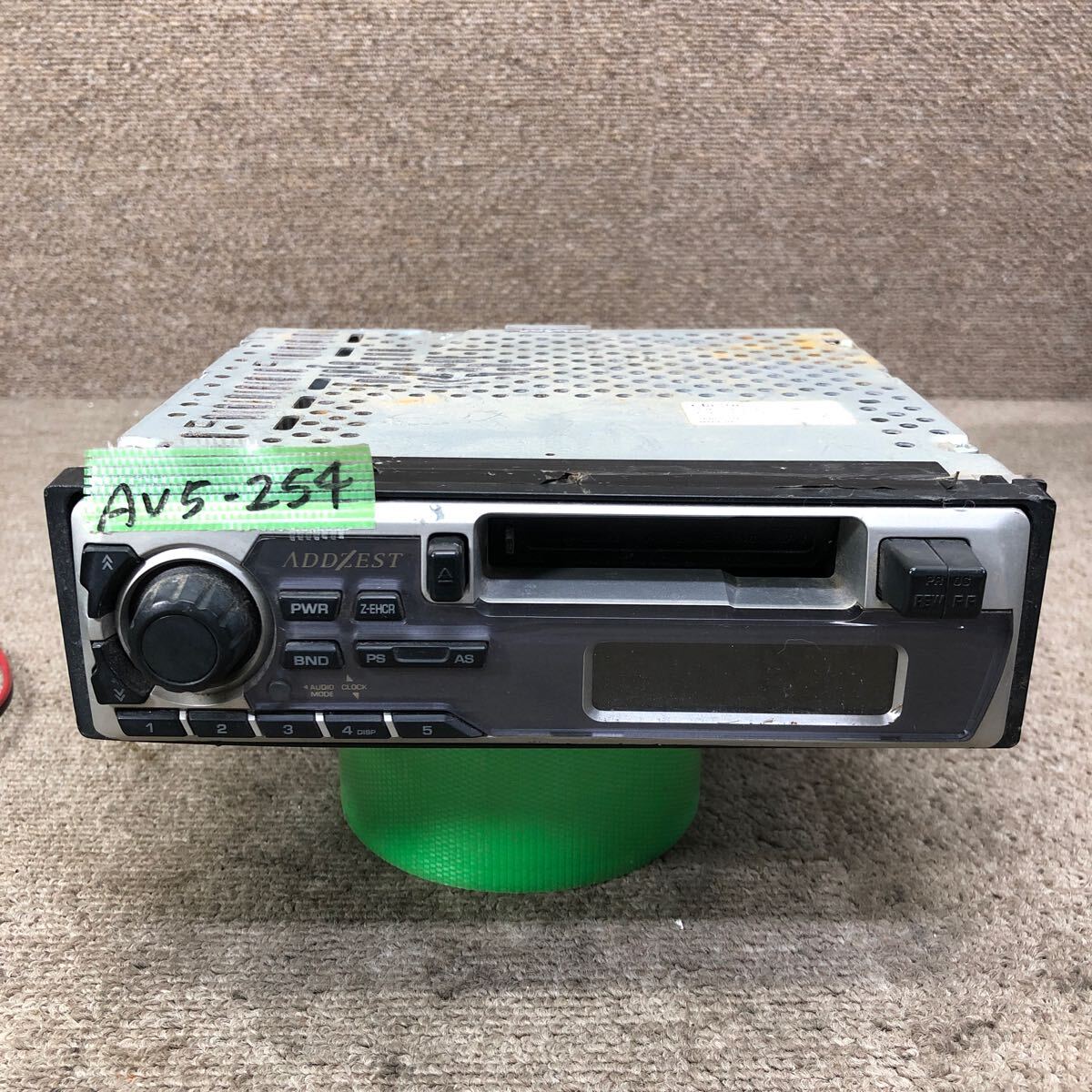 AV5-54 激安 カーステレオ clarion ADDZEST PM-1737U? カセットデッキ FM/AM オーディオ 通電未確認 ジャンク拍卖