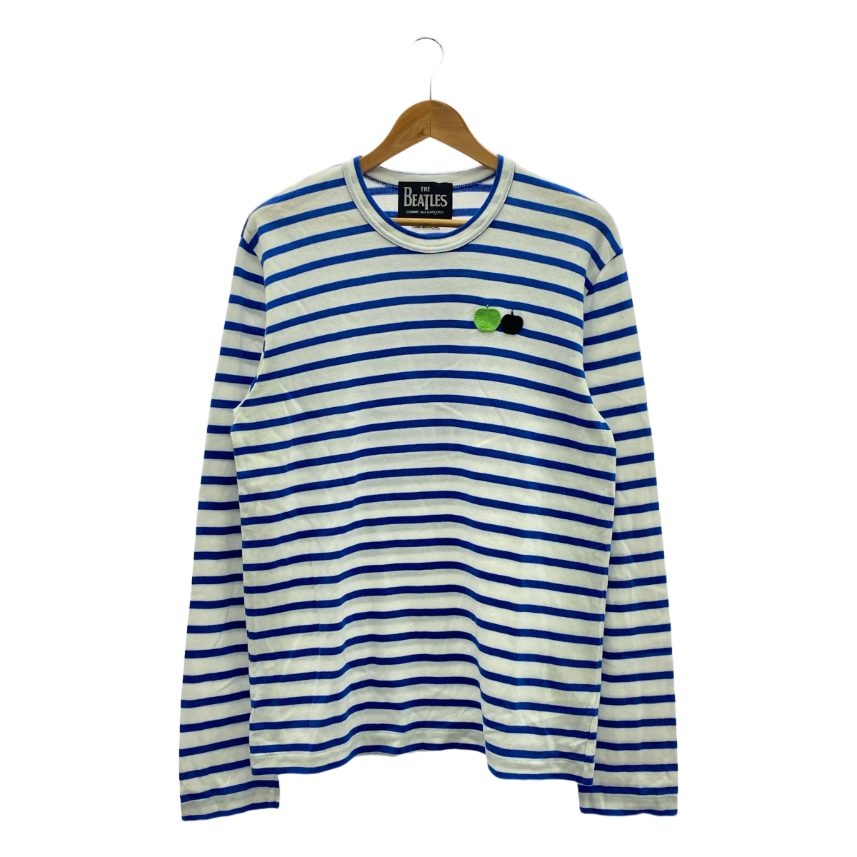 THE BEATLES COMME des GARCONS / ザ・ビートルズコムデギャルソン | AD2019 | ボーダー ワッペン クルーネック オーバー カットソー拍卖
