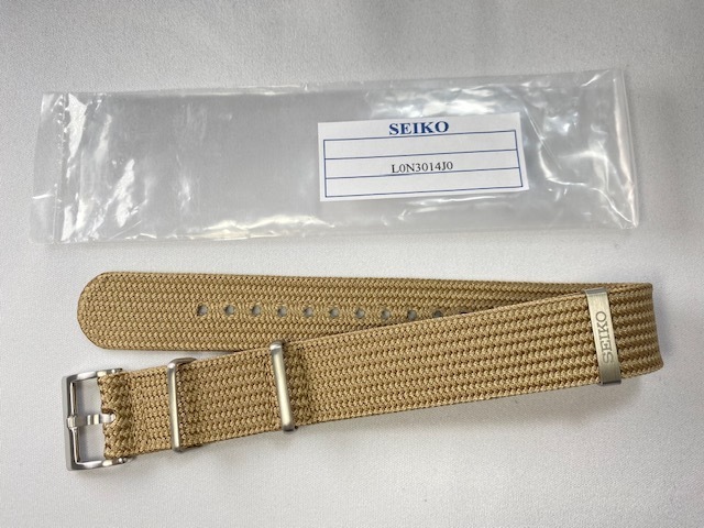 L0N3014J0 SEIKO プロスペックス 20mm ポリエステルバンド クリーム SBDC141/6R35-00P0用 送料無料拍卖