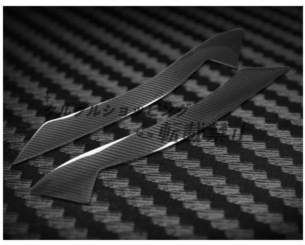 BMW Z4 E89 フロント ヘッドライト アイライン カーボン トリム パネル フレーム カバー カーボン製2Pセット拍卖