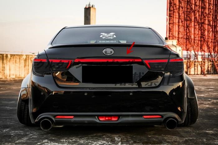 トヨタ マークX 2009-2016 GRX130 トランクスポイラーランプ 流れるシャルウィンカー リアカスタム 外装ガーニッシュ拍卖