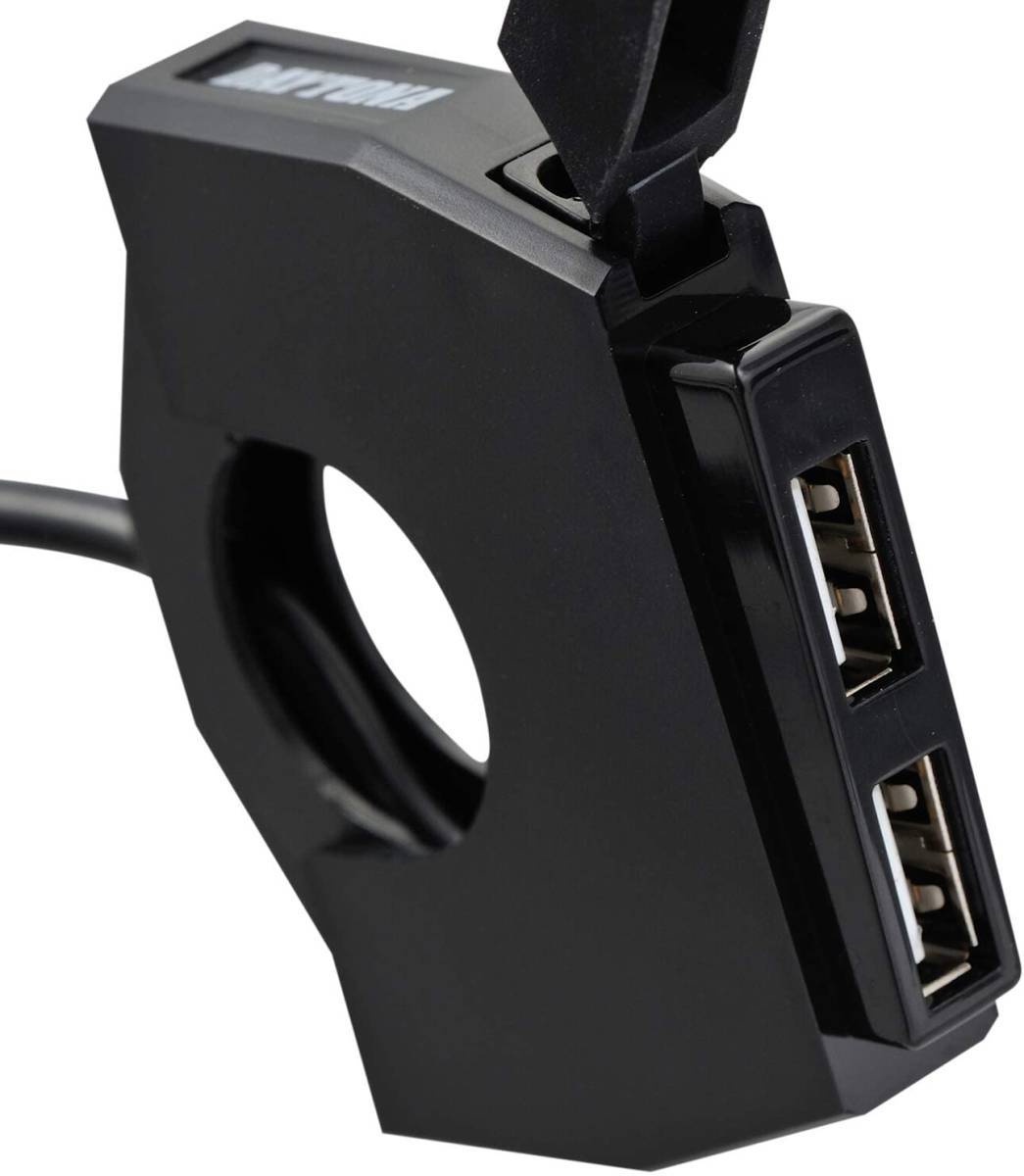 デイトナ(98438)バイク専用電源 USBx2個口 スレンダー【新品・未開封】拍卖