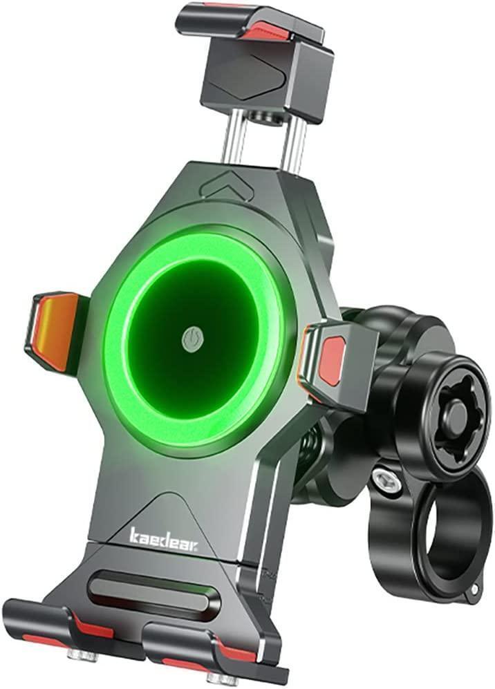 カエディア KDR-M23A-BK(Qi充電式)バイク用スマホホルダー【新品】拍卖