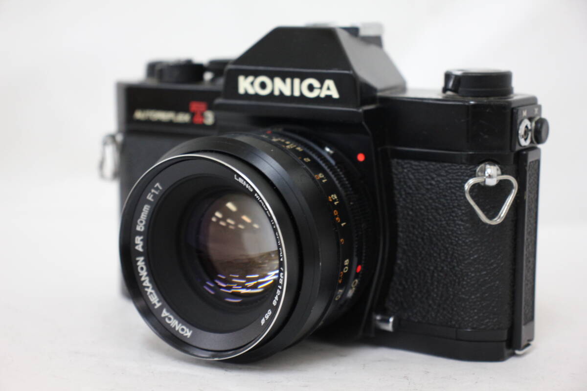 【返品保証】 コニカ Konica Autoreflex T3 Hexanon AR 50mm F1.7 ボディレンズセット e984拍卖