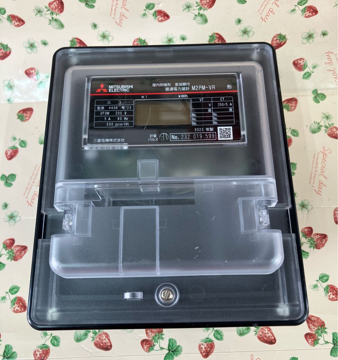三菱 普通電力量計  M2PM-VR形拍卖
