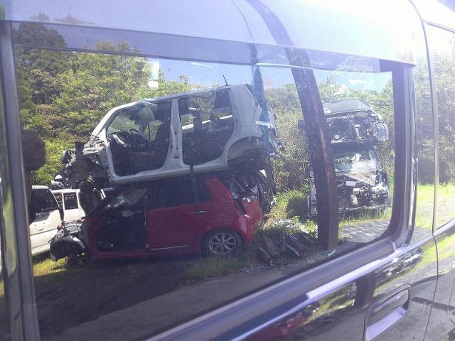 ワゴンR スティングレー CBA-MH22S 左リアドアガラス ガラスのみ セントラル M262 プライバシーガラス フィルム貼り拍卖