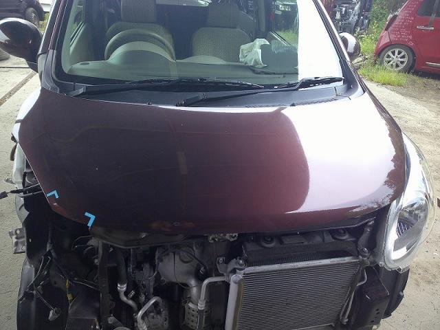 アルト DBA-HA25S ボンネットフード ZEL マルーンブラウンパール拍卖