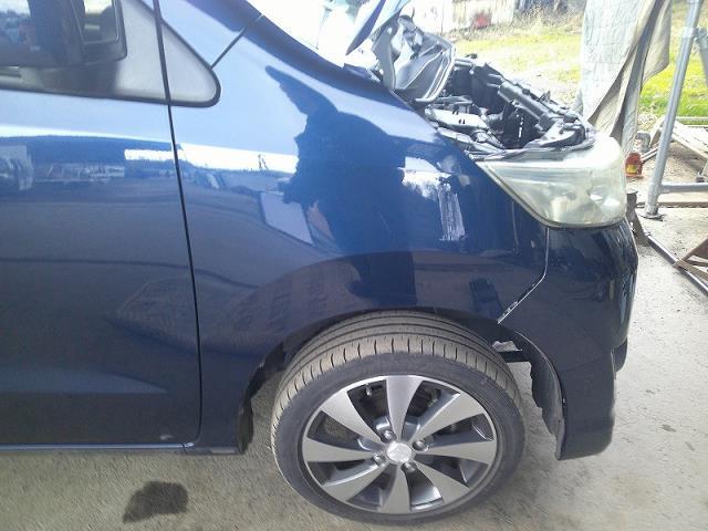 ワゴンRスティグレィ CBA-MH23S 右Fフェンダー ZJP ノクターンブルーパール拍卖