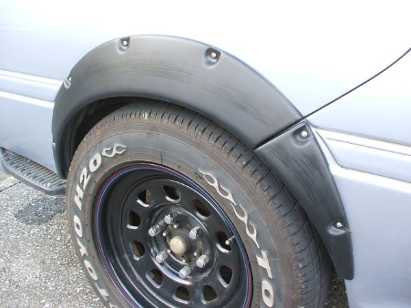 100系 ハイエース ワゴン バン用 40mm フロントオーバーフェンダー拍卖