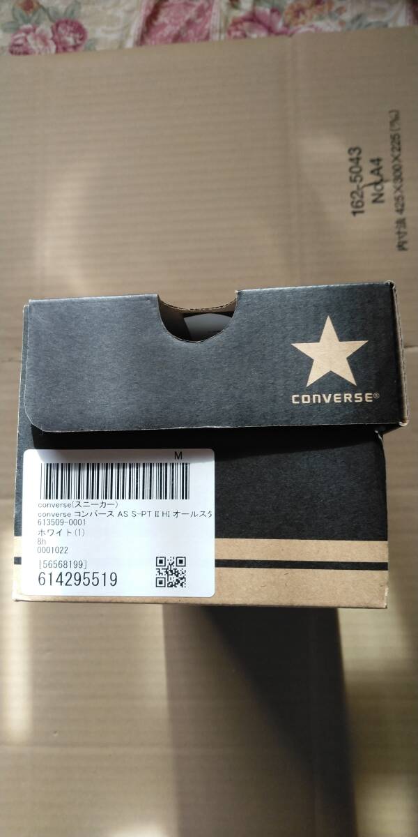 未使用自宅保管品 converse コンバース AS S-PT II OX オールスター S-PT II OX カラーアイボリー サイズ8.5拍卖