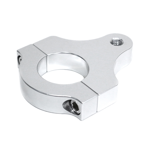 Б 送料無料 ステアリングダンパー ブラケット ステダン バイク フロントフォーク 33mm 対応 アルミ削り出し ボルト穴 8mm拍卖