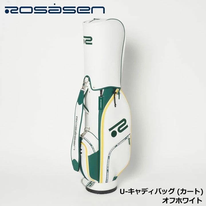 新品★ロサーセン★Rosasen★046-13301 カート キャディバッグ★2025★9型 3.3kg★【005】オフホワイト拍卖