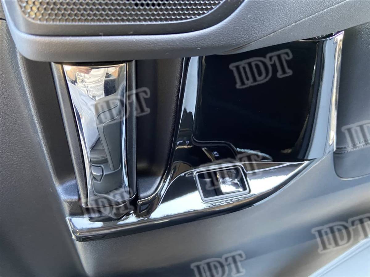 IDT 30系 アルファード ヴェルファイア ピアノブラック リアパワーウインドウ スイッチカバー インナー パネル インテリアパネル 内装拍卖