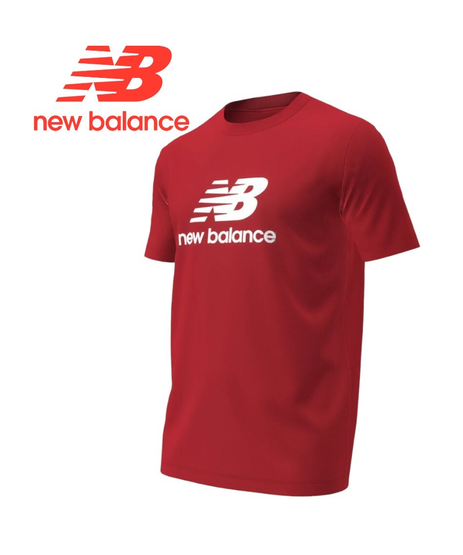 【新品特価!定価3960円が44%OFF!】ニューバランス(new balance)半袖 Stacked Logo TシャツMT41502/ サイズM(167〜175)拍卖
