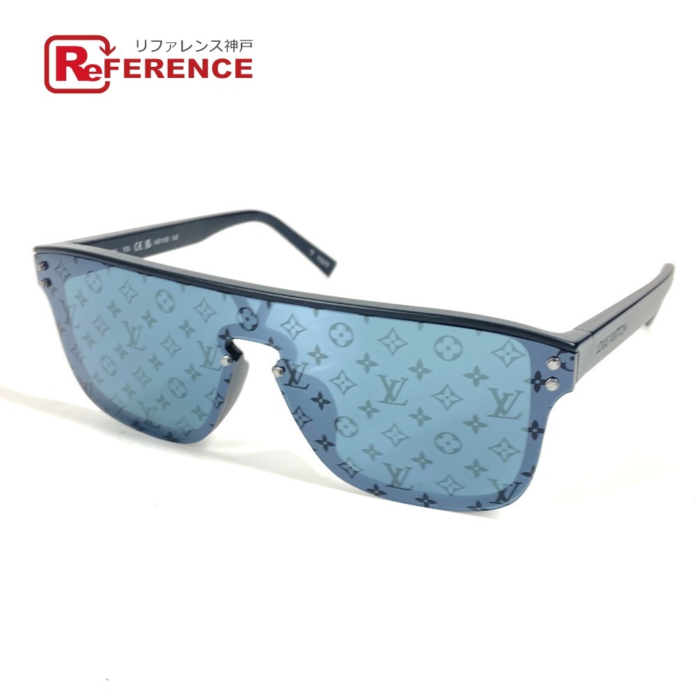 美品 LOUIS VUITTON ルイヴィトン Z1082E サングラス・LVワイメア メガネ 眼鏡 めがね アイウェア サングラス ブラック メンズ【中古】拍卖