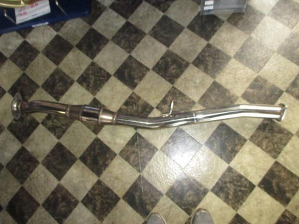 ラ・アンスポーツ P555 WRC 中間パイプ + フロント&リヤ用ガスケット一式付 インプ GDB E~G型専用 送料別途拍卖