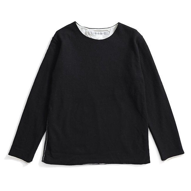 古着 EEL イール アウンクルー ウールカットソー E-17590 セーター ロンT 黒 M拍卖