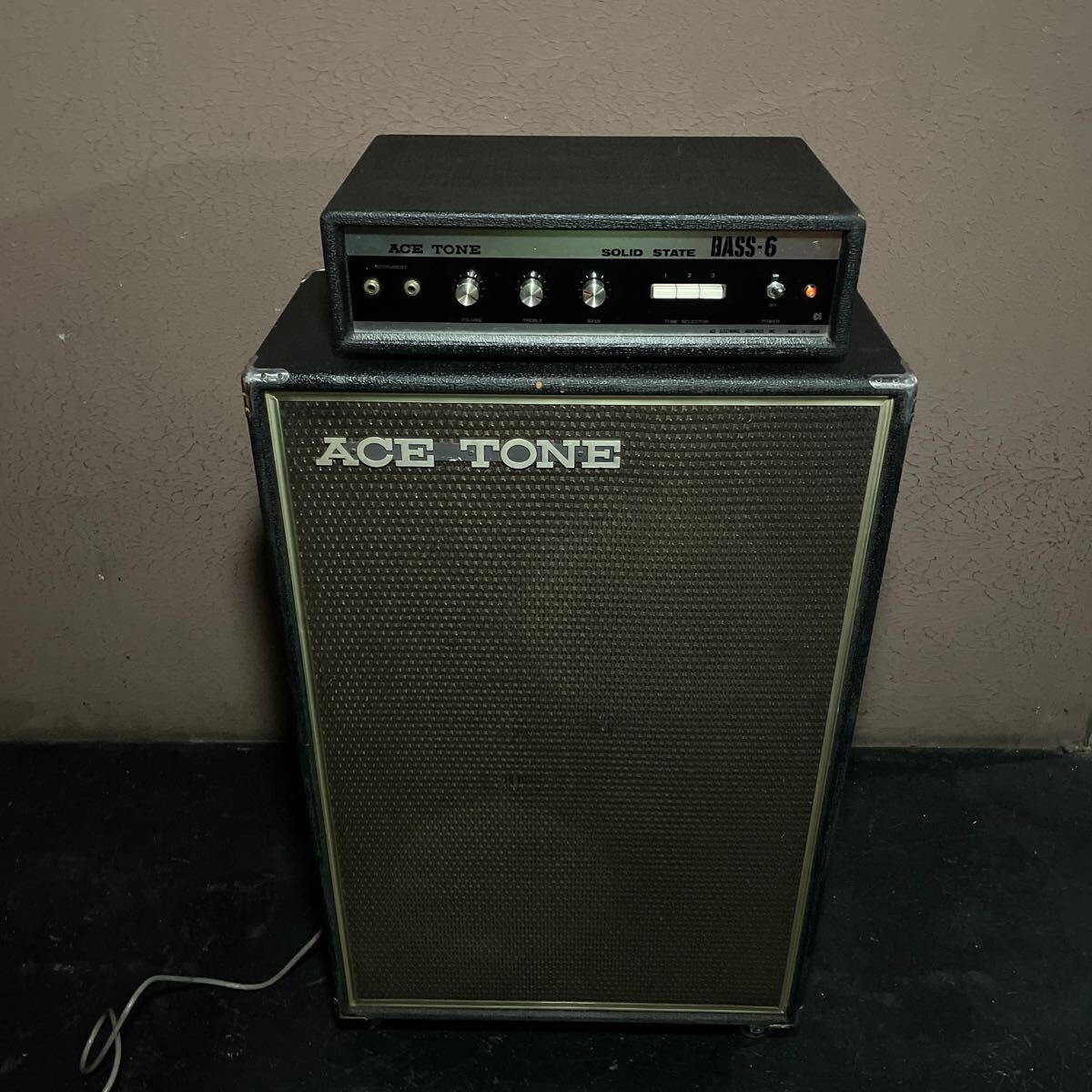 ACE TONE SOLID STATE BASS-6 ヘッドキャピネット拍卖