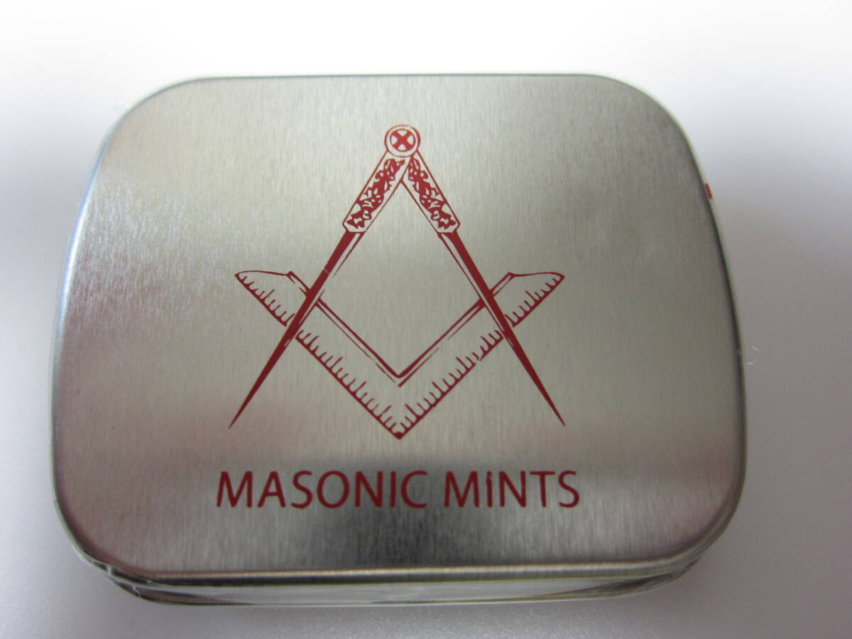 ★ 新品未使用 ★ 英国 フリーメイソン ミント&ケース (ピル・ケース) ★ イギリス の グランドロッジ で 購入★ 貴重、本物 ★拍卖