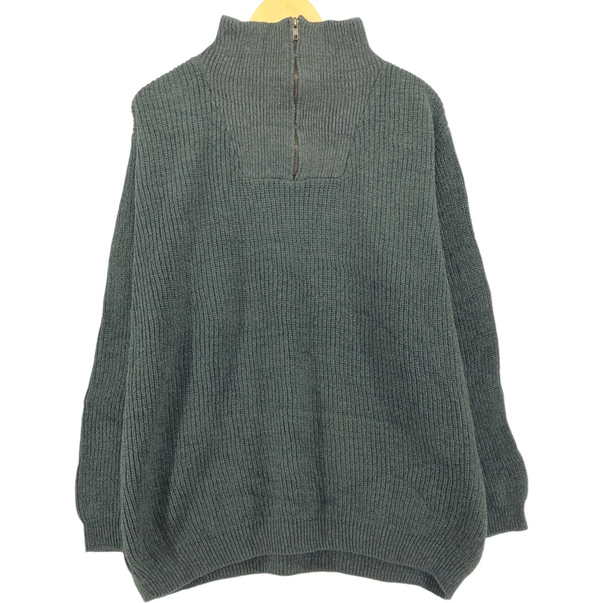 古着 エディーバウアー Eddie Bauer コットンニットハーフジップセーター USA製 メンズXL相当 /eaa501778拍卖