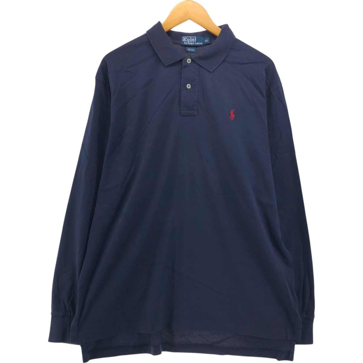 古着 ラルフローレン Ralph Lauren POLO by Ralph Lauren 長袖 ポロシャツ メンズXL相当 /eaa551304拍卖