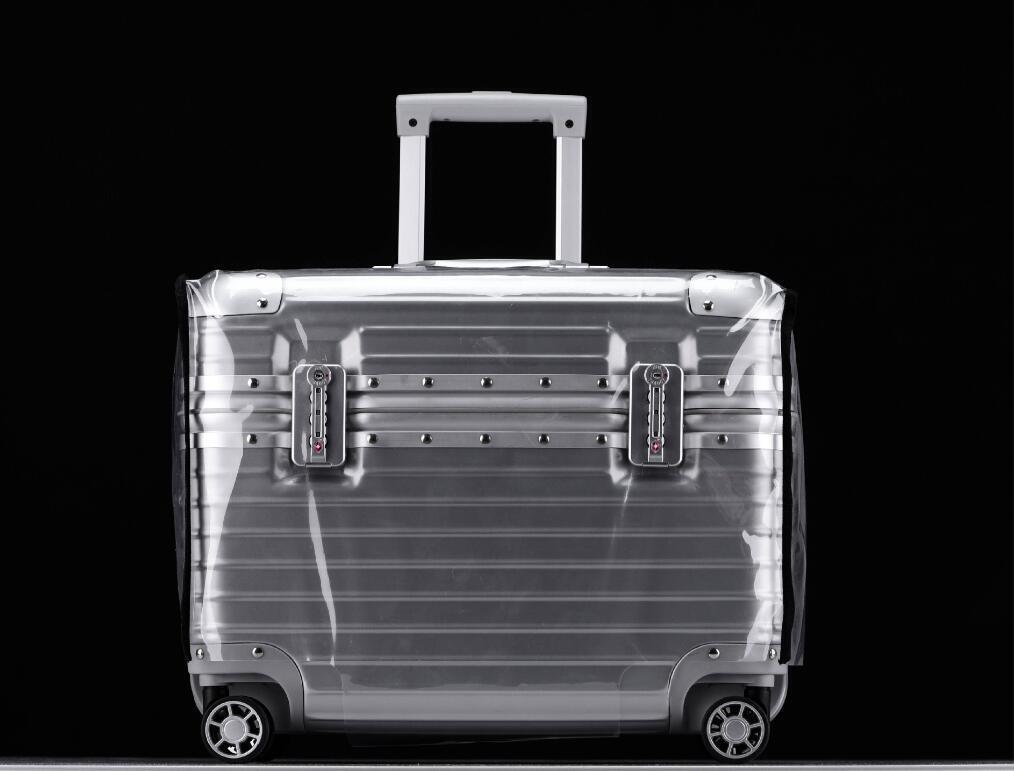 新品 トランクスーツケース キャリーバッグ シルバー アルミマグネシウム合金 TSAロック搭載ビジネストラベルバッグ軽量防水拍卖