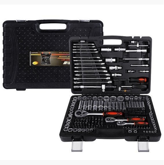 216個セット自動車修理工具セット自動車修理車工具スリーブ工具セットレンチセット拍卖