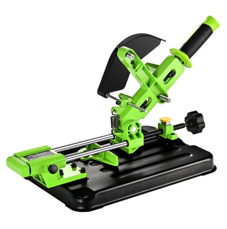 ディスクグラインダースタンド スライド 45°まで調整可能 100mm 115mm 125mm ディスクグラインダーに適用 家庭用DIY 金属加工 鋳鉄ベース拍卖